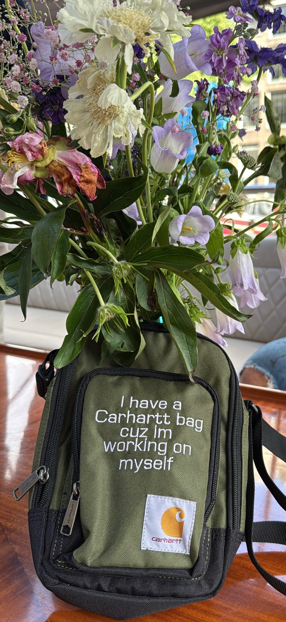 Basel  WORKING ON MYSELF BAG