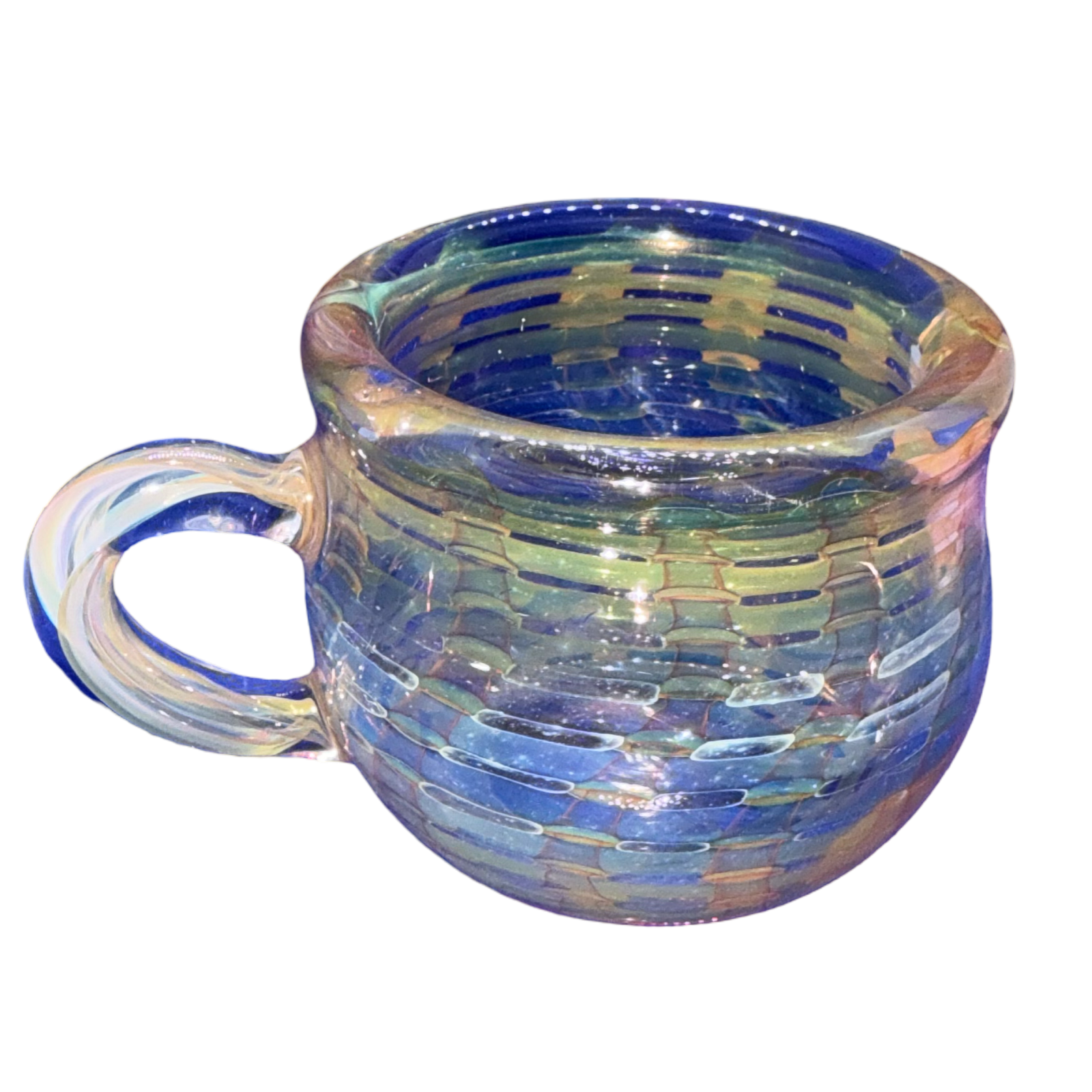Navy Net espresso cup