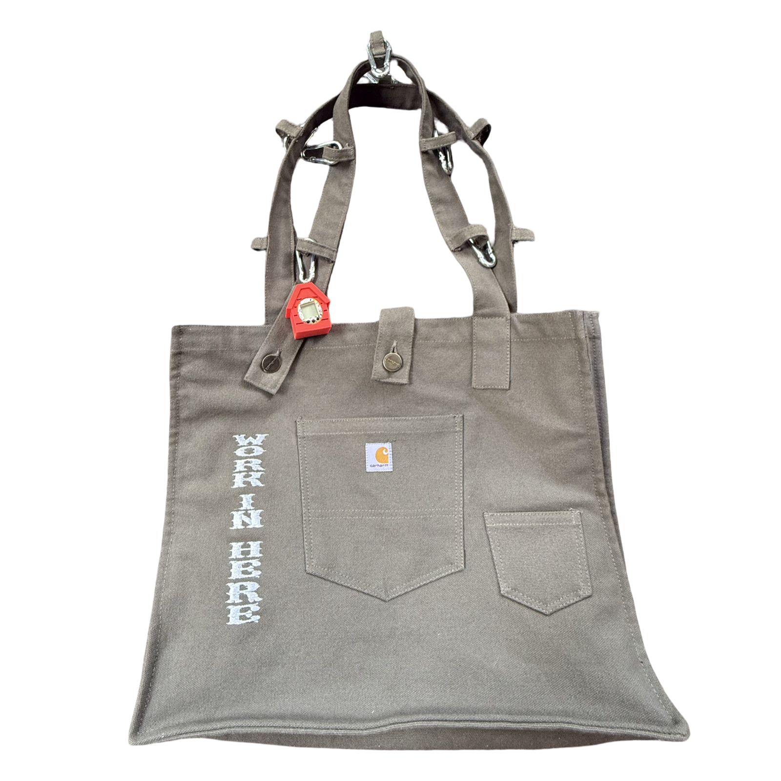 REWORK WORK IN HERE TOTE GREEN