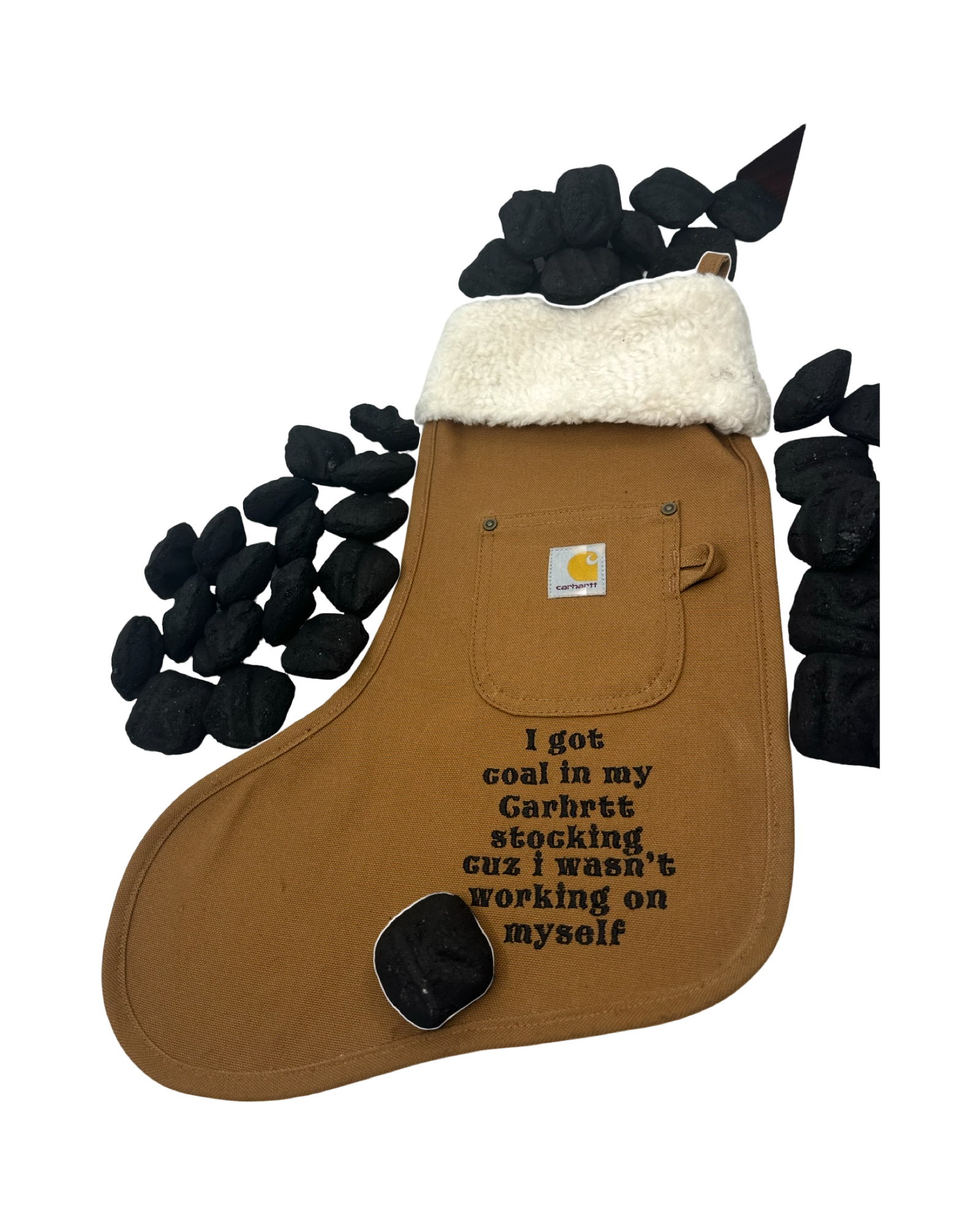 WASN'T WORKING ON MYSELF STOCKING